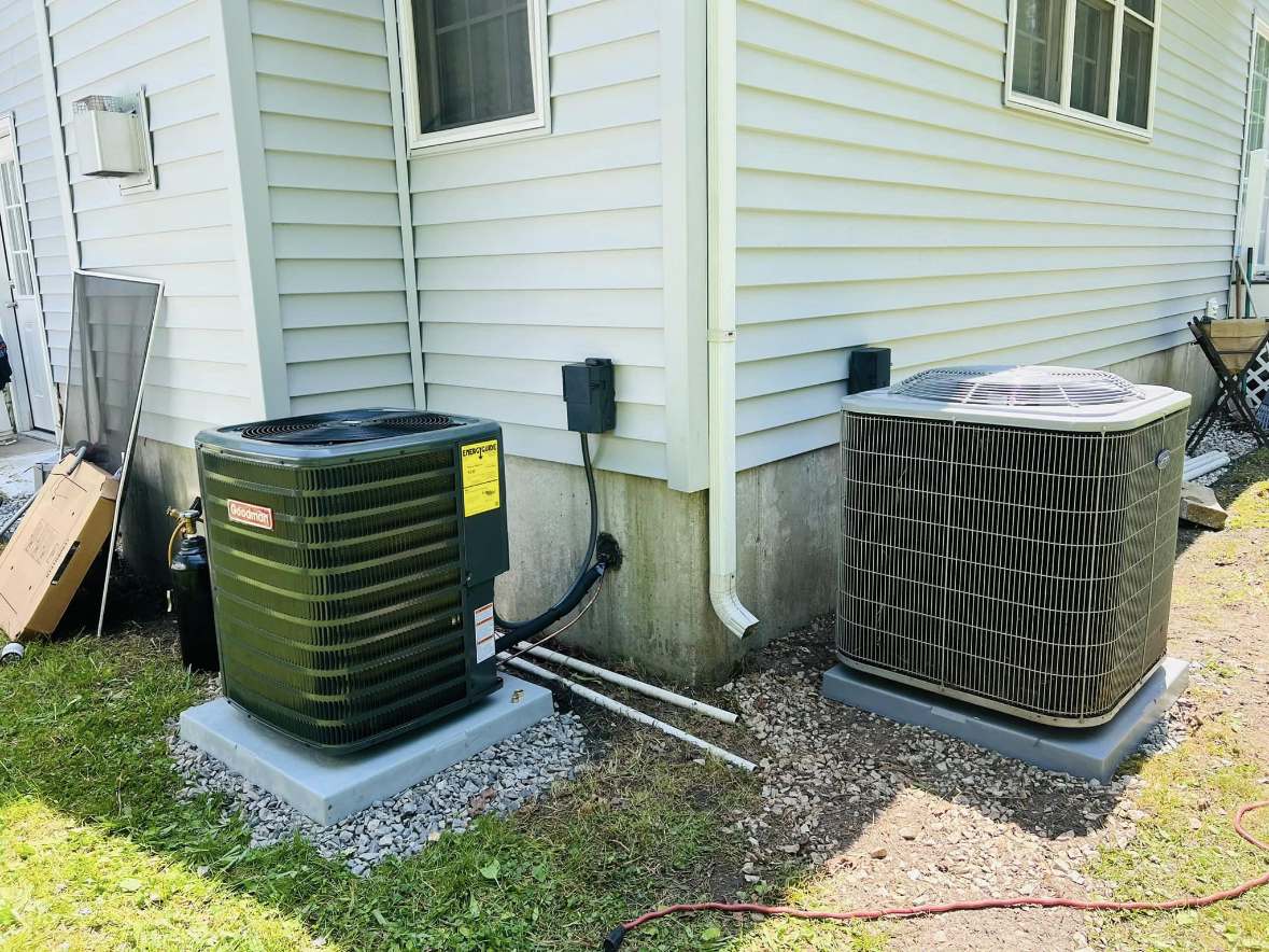 New air conditioning system installed by Cool Temp at a Pleasantville home